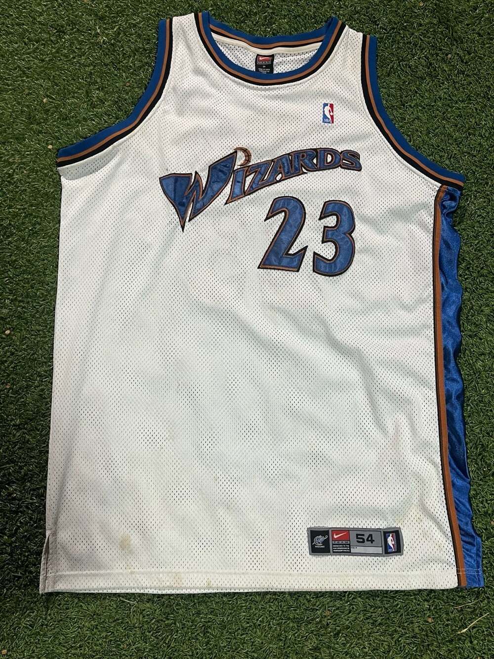 Vintage Nike Michael Jordan #23 Washington Wizards Authentic NBA Jersey Size 54